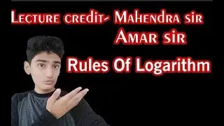 Rules of Logarithm