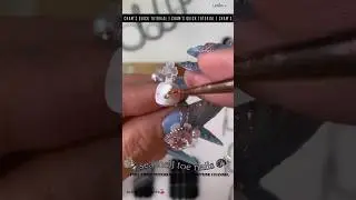 ⋆｡˚⋆౨ quick tutorial 05 seashell toe nails🐚 ৎ⋆˚｡