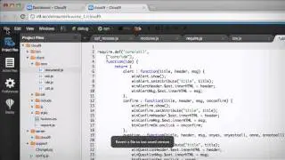 Cloud9 IDE: File Handling Features