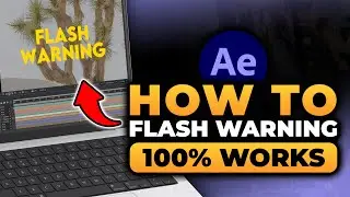 How To Do Flash Warning On After Effects (FAST & EASY) | Flash Warning Tutorial After Effects