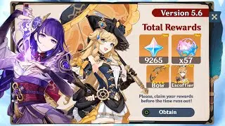 EVERYTHING YOU NEED TO KNOW ABOUT 5.6: Banners, Free Rewards, Primogem Count & More - Genshin Impact