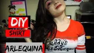 DIY CAMISETA ARLEQUINA ♥