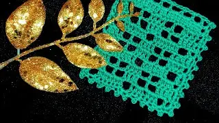 Красивая обвязка края вязанных изделий крючком/ МК