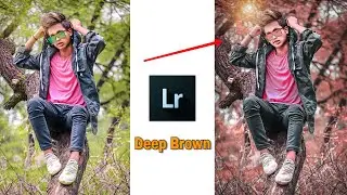 Moody Deep Brown Effect Photo Editing In Lightroom | Lightroom editing | Lightroom mobile tutorial