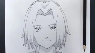How To Draw Sakura From Naruto Step By Step || Easy Anime Drawing