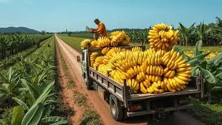 Como los agricultores producen 9,5 millones de toneladas de plátanos || Visitamos una finca Bananera