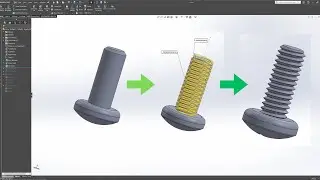 Model Screws in SolidWorks