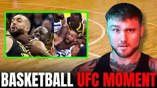 NBA Player Goes UFC Mid-Game!