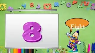 Kids vocabulary - Topic Numbers - Learn english for kids with flashcards