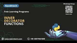 #46 Python Tutorial for Beginners | Inner Functions | Decorators