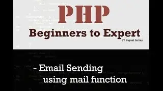 PHP Email sending using mail function