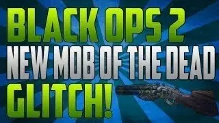 Black Ops 2 Zombie Glitches: Mob Of The Dead Glitches - Solo Wallbreach Under Stairs Near MP5!