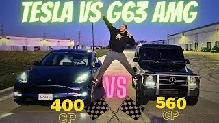 Tesla vs G63 AMG Vlog din America!!!