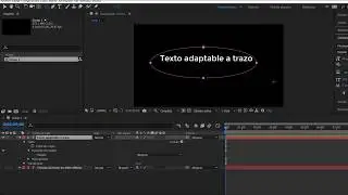 10.2 Animar texto adaptado a forma de traza en After Effects