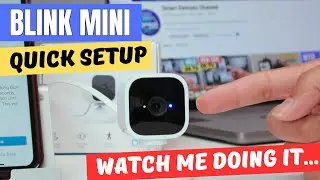 Blink Mini Camera Setup [2024] - No Sync Module. New App Interface.
