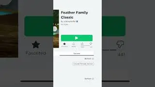 ✨КАК СОЗДАТЬ ПРИВАТНЫЙ СЕРВЕР Роблокс Семья Птиц ✨Roblox HOW TO CREATE PRIVATE Server