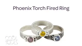 Cool Tools | Phoenix Torch Fired Ring by Karen Trexler | Create & Fire Fine Silver Metal Clay Ring