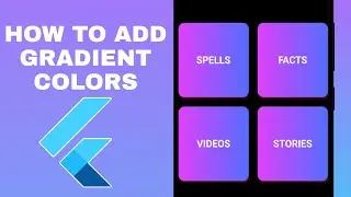 Flutter GRADIENT Color Tutorial | EasyFlutter