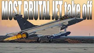 Crazy Take off Dassault Rafale MOST BRUTAL JET | french air force | fighter jet | take off time