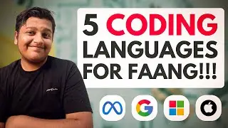 5 PROGRAMMING LANGUAGES TO CRACK FAANG | Coding Tips | How to start Coding in 2023!