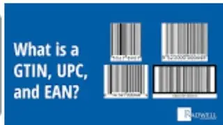 what is GTIN, UPC & EAN code?