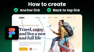 How to do anchor links in Figma & Back to top Tutorial