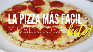 PIZZA KETO | PIZZA CETOGENICA | PIZZA SALUDABLE | DIETA KETO | DIETA CETOGENICA