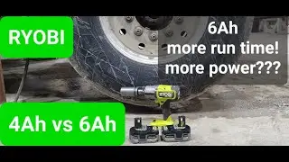 Ryobi tools get more power using 6Ah battery???