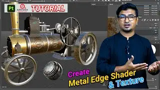 How to Create Metal Edge Shader and Texture in Substance Painter Tutorial