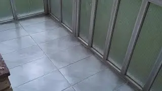 Colocación de suelo porcelánico en terrazas