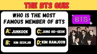 🌟Ultimate BTS Quiz Challenge | Test Your K Pop Knowledge🎶 