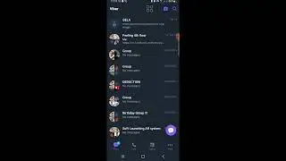 PAANO MAG HIDE AND UNHIDE SA VIBER CHAT