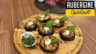 Gegrillte Aubergine im Tefal OptiGrill