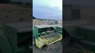 Square Balert @JohnDeere 332a and tractor @CaseIHTube 685 XL