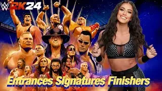 WWE 2K24 Entrances/Signatures/Finishers: Katana Chance