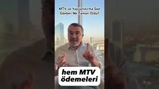 MTV ve yapılandırma ödeme son günleri ne zamana kadar uzatıldı? 