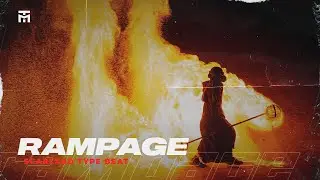 trap metal, метал трэп, хардкор, жесткий бит с гитарами, рок минус, агрессивный rock - 'Rampage'