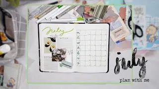 Plan With Me July 2022 Bullet Journal Set Up