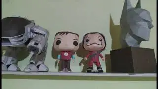 Sheldon Cooper Funko papercraft