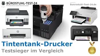 Die besten Tintentank-Drucker 2024 (TOP 5) 🥇 Test-Sieger Vergleich (gut und günstig)
