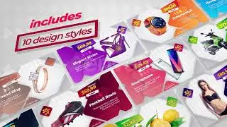 Sale Promo Pack After Effects Project
