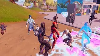 Black Knight Being SUS To Players In Party Royale 😂