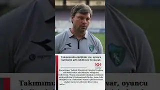 Ertuğrul Sağlam : Takımımızda eksiğimiz var, oyuncu kalitesini arttırabilirsek iyi olacak #kocaeli