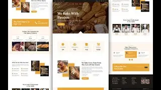 Responsive Bakery Shop Website Design Using HTML / CSS / JAVASCRIPT