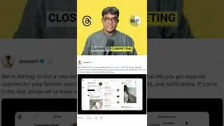 Threads Starts Testing a New 'Column' Layout UI Similar to Tweetdeck  #Shorts
