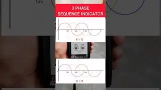Phase Sequence Indicator.#trending #viral #iti #electric #electrician