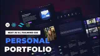 Next js 14 Personal Portfolio Website Using Tailwind CSS | Next js Beginner Project 