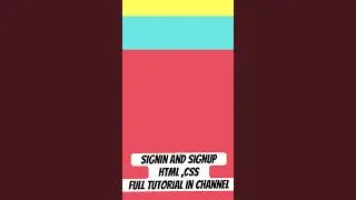 Full tutorial in channel #shorts #html #css