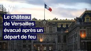 Le château de Versailles évacué après un départ de feu ce mardi