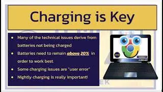 Tuesday Tech Tip-The Importance of Charging Chromey